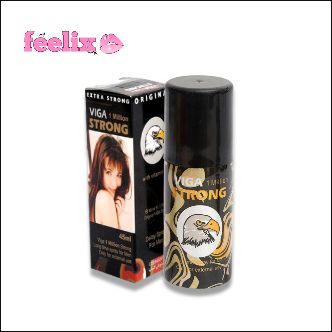 VIGA 1 Million Strong Delay Spray 45ml | Last Longer in Bed With Vitamin E