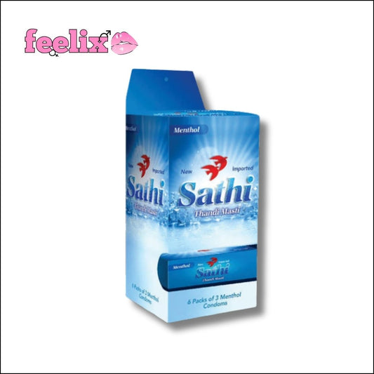 SATHI Menthol Complete Box Pack of 30 Condoms